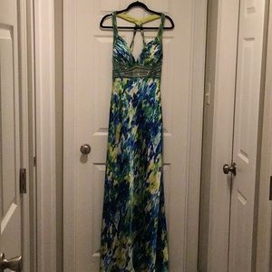 Night gown, vintage style, backless with straps